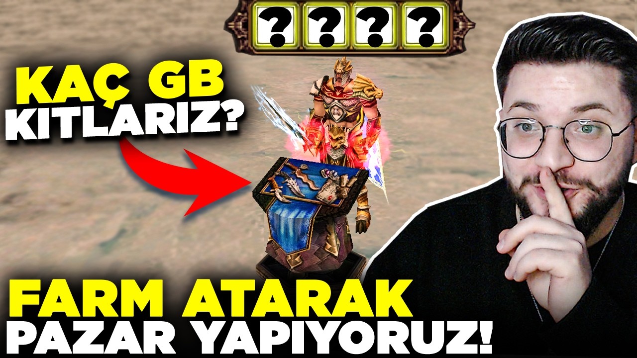 HER ŞEY WARRİORUMUZ İ&Ccedil;İN! FARM ATIP PAZAR YAPIYORUZ! | SIFIRDAN WARRİOR #14 | Knight Online