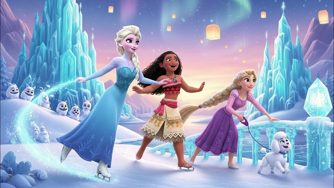 Happy Feet Dance Song | Elsa Moana Rapunzel