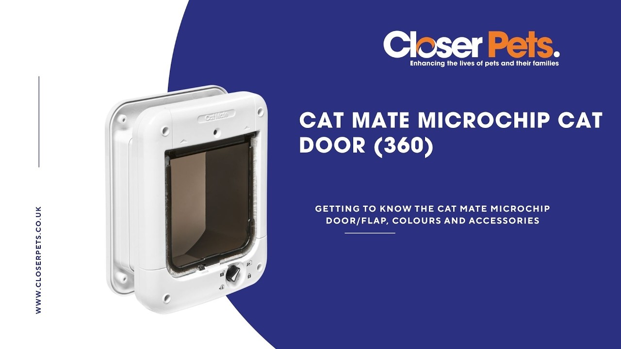 Closer Pets – Знакомство с дверцей/откидной крышкой Cat Mate с микрочипом (модель 360) + Цвета и ...