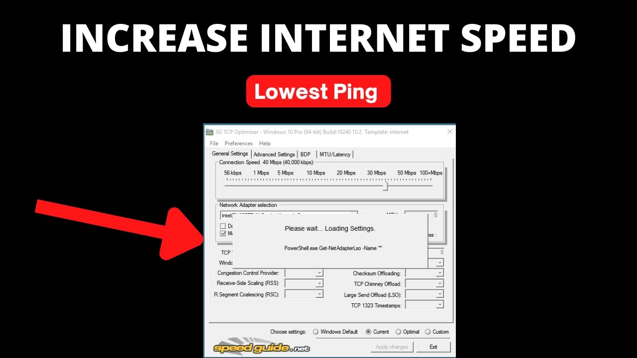 How To Optimize WIFI ADAPTER to Increase Download Speed Using TCP OPTIMIZER | LOWER PING WINDOWS 10