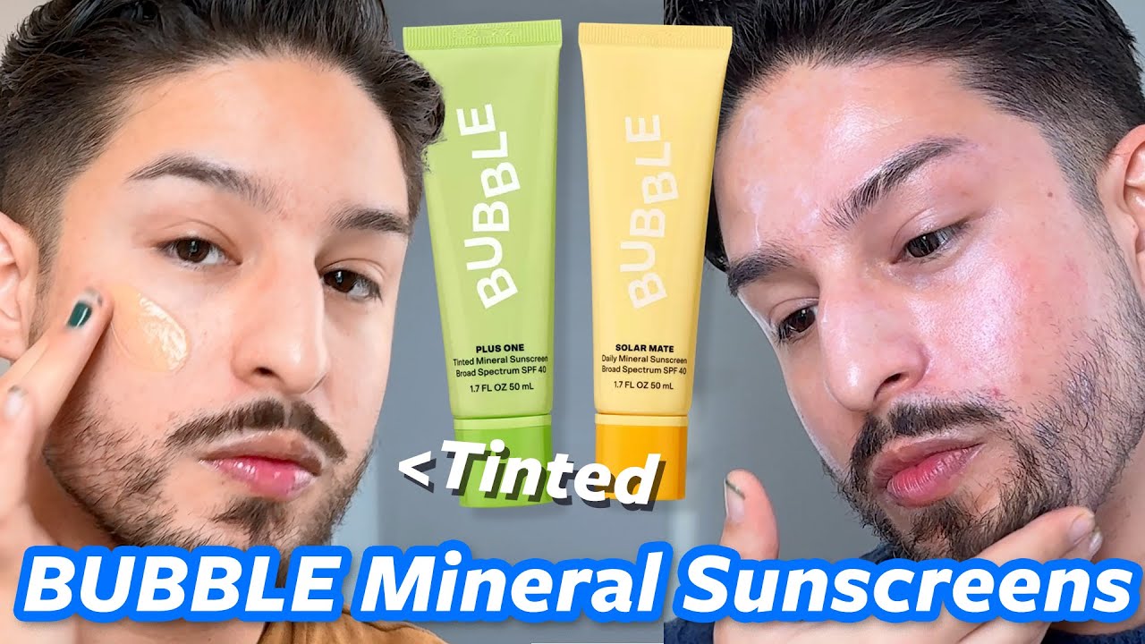 Reviewing the Bubble Mineral Sunscreens: Plus One and Solar Mate SPF 40