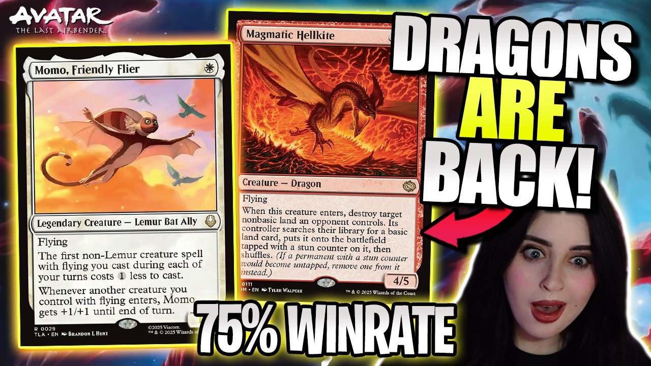 Momo Dragons DESTROYS ALL Tier 1 Decks!😱 | Standard MTG Arena