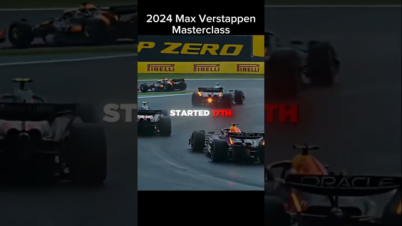 P17 to P1. Max Verstappen Dominance