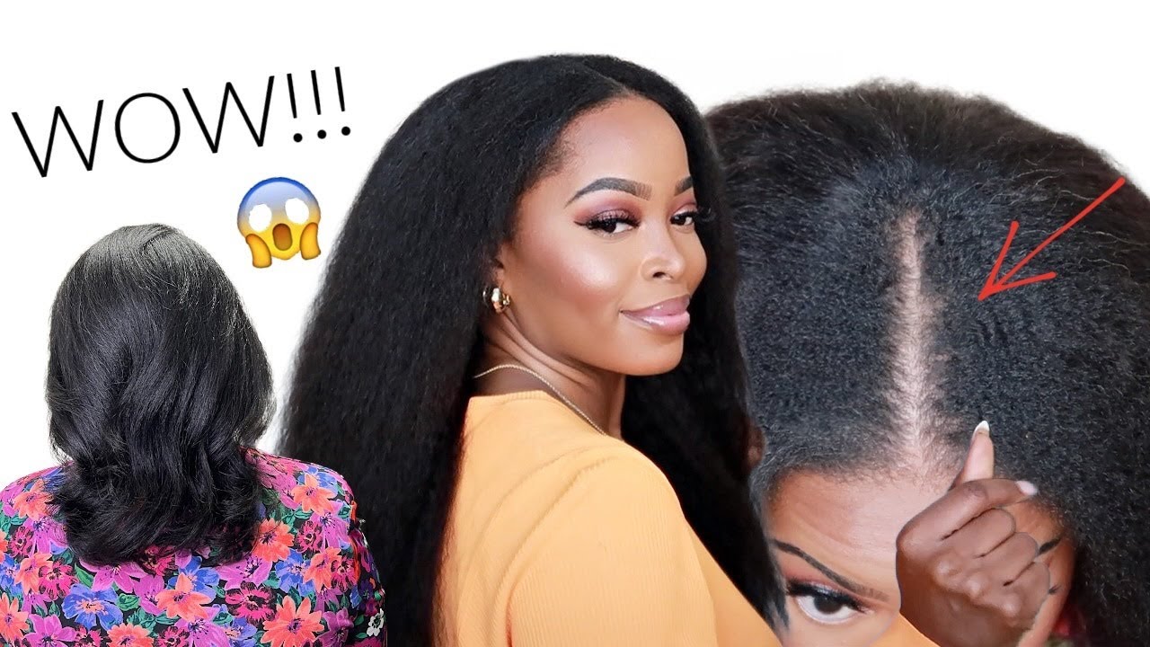😱MY SILK PRESS DIDN’T LAST!!🔥Solution: V part Natural Hair Wig| NO LACE, NO GLUE, NO GEL ft Nadula