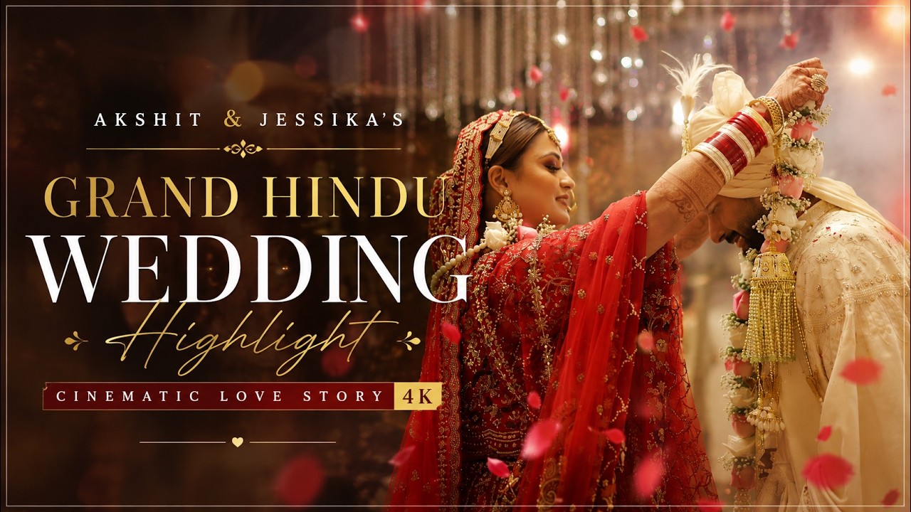 Akshit & Jessika’s Grand Hindu Wedding Highlight | Cinematic Love Story 4K  ✨