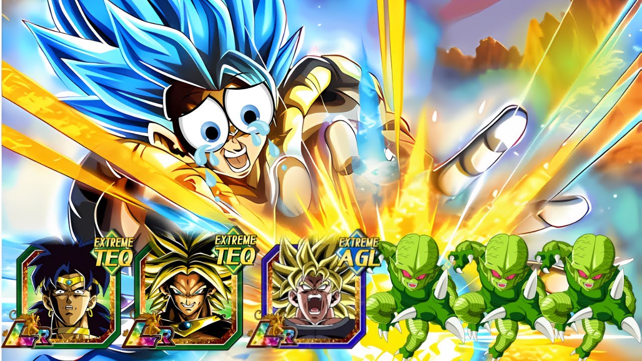 3 SAIBAMEN & BROLY VS GOGETA BLUE SUPREME MAGNIFICENT BATTLE | DBZ DOKKAN BATTLE