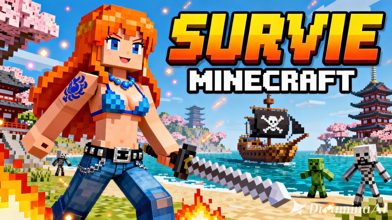 SURVIE ONE PIECE Minecraft J'ai eu ma Revanche  ! 4