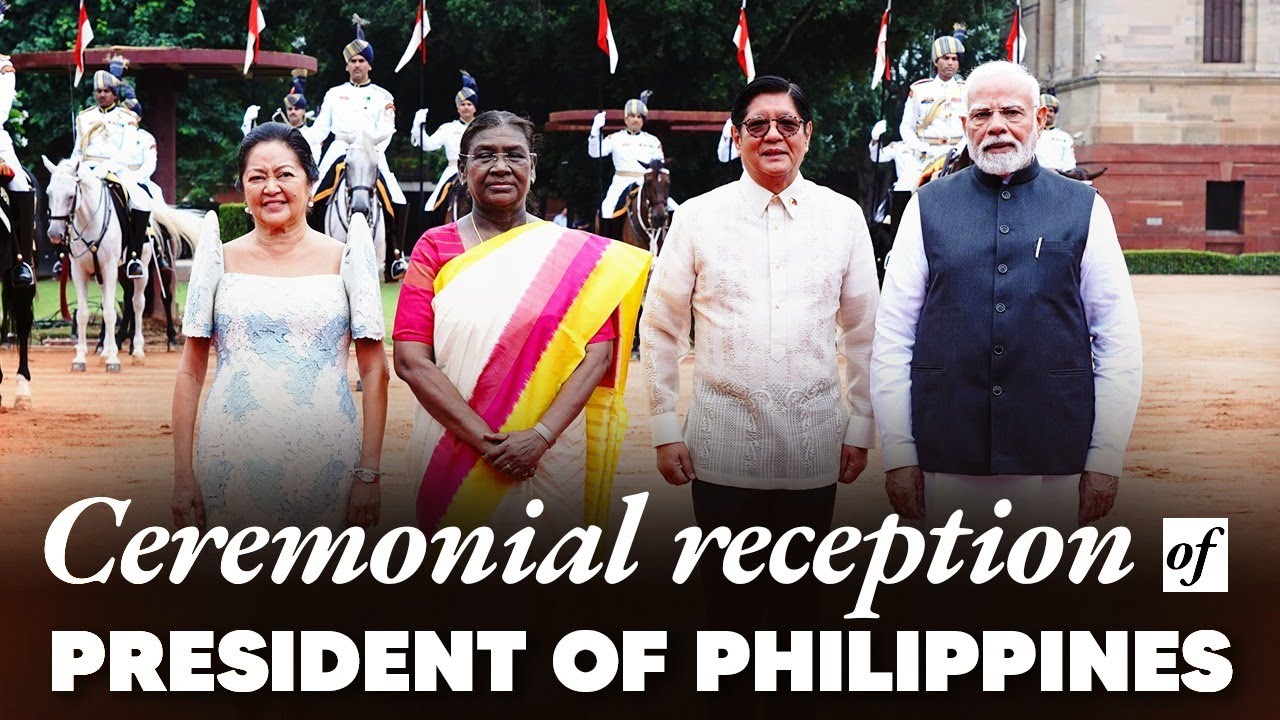 LIVE: PM Modi at ceremonial reception of President Marcos Jr. of Philippines at Rashtrapati Bhavan