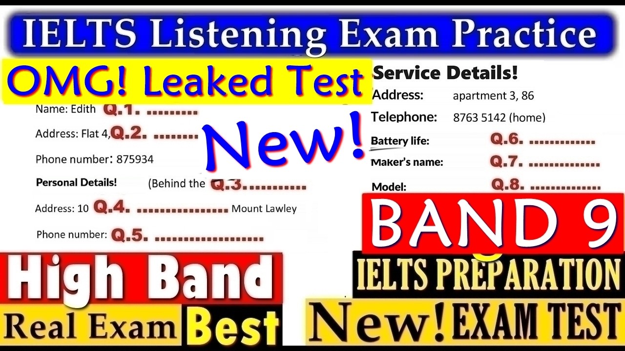 IELTS LISTENING PRACTICE TEST 2025 WITH ANSWERS | 21.10.2025