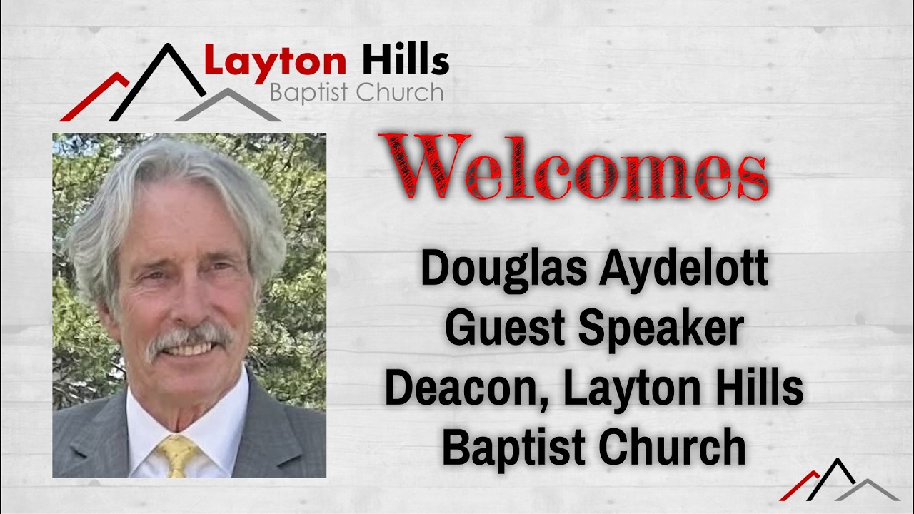 Sunday Worship with Guest Speaker Douglas Aydelott