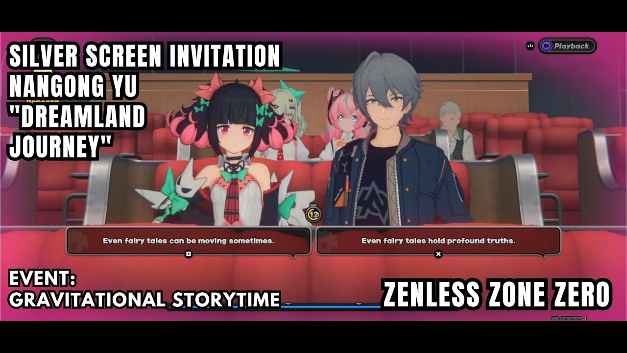 [Zenless Zone Zero Event] Gravitational Storytime - Silver Screen Invitation - Nangong Yu