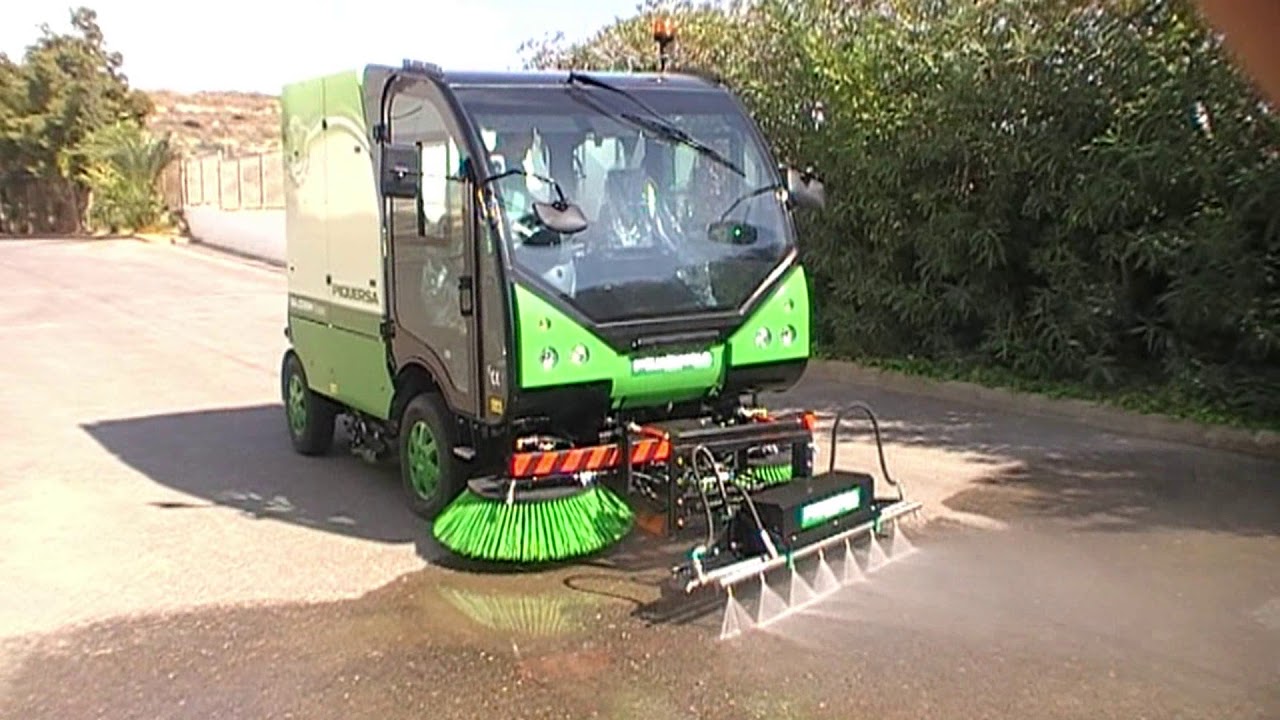 PIQUERSA BA-2300H SV COMBI: Barredora + Baldeadora // Street Washer Sweeper // Balayeuse Laveuse