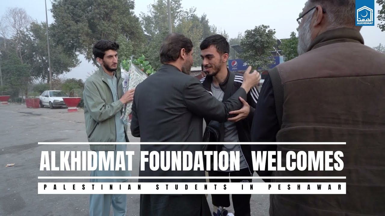 Теплый прием палестинских студентов в Пешаваре | Кампания Alkhidmat Rebuild Gaza