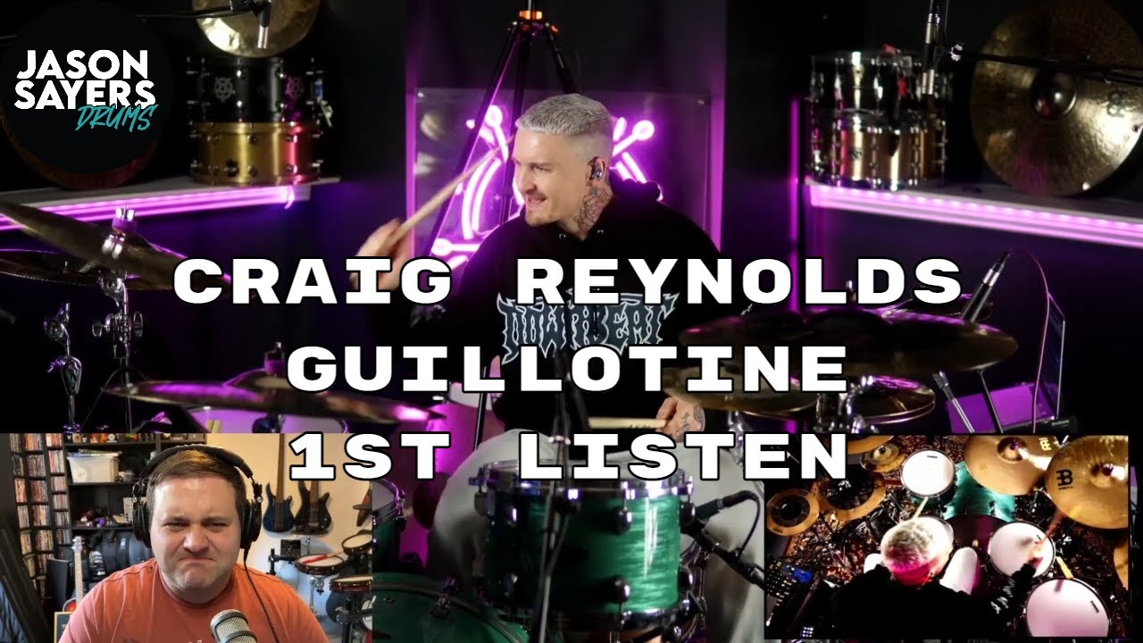 Drummer reacts to Craig Reynolds - Stray From The Path - GUILLOTINE - Drum Playthrough