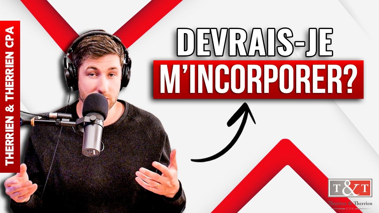 Devrais je m incorporer?
