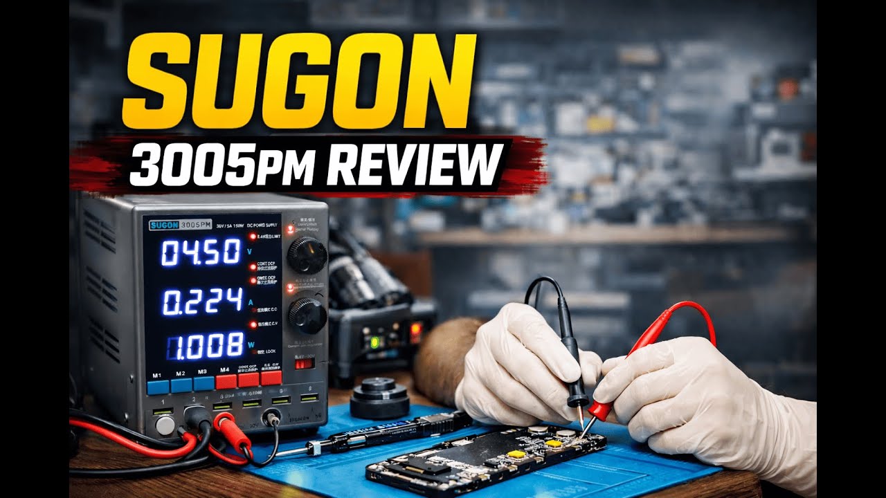 SUGON 3005PM Power Supply Review | Best DC Power Supply for Mobile Repairing
