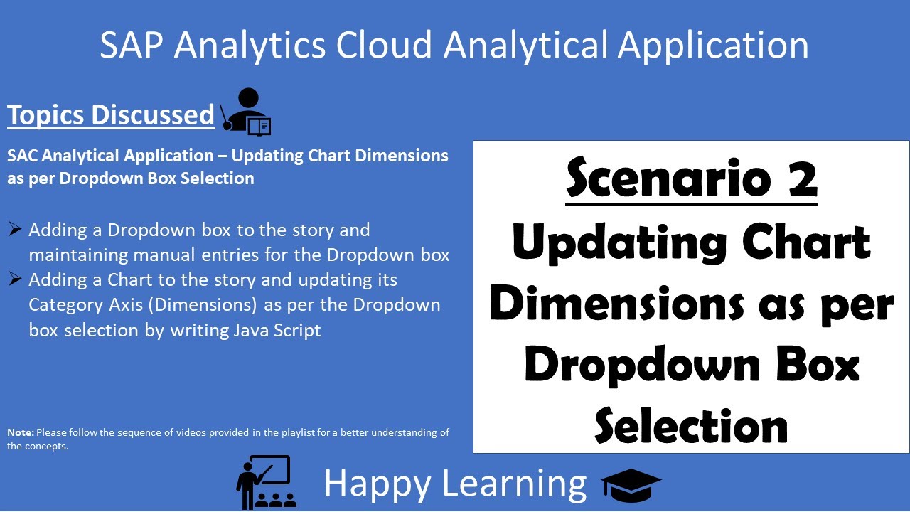 02 SAC AP Scenario 2   Updating Dimension in Chart using Dropdown