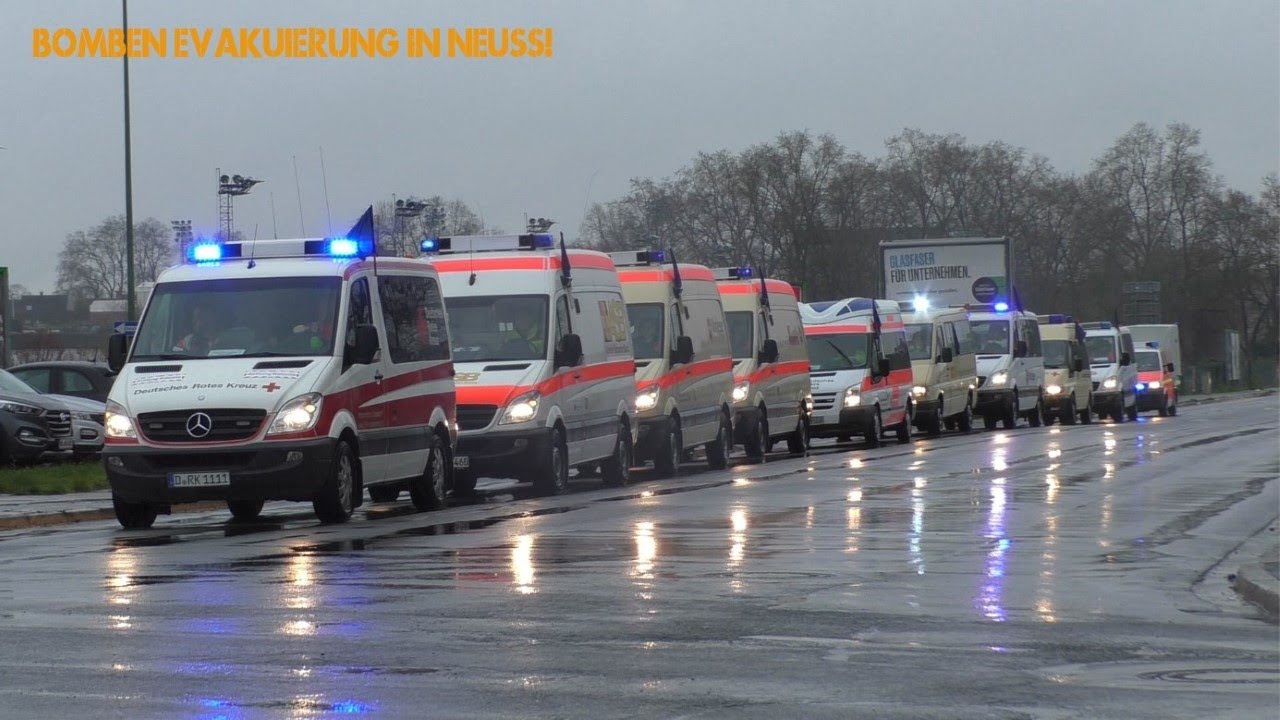 [Bomben Evakuierung in Neuss] Über 500 Einsatzkräfte aus NRW im Einsatz!