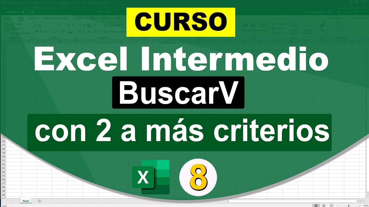 8 | Función BUSCARV con dos a más criterios de búsqueda en Excel