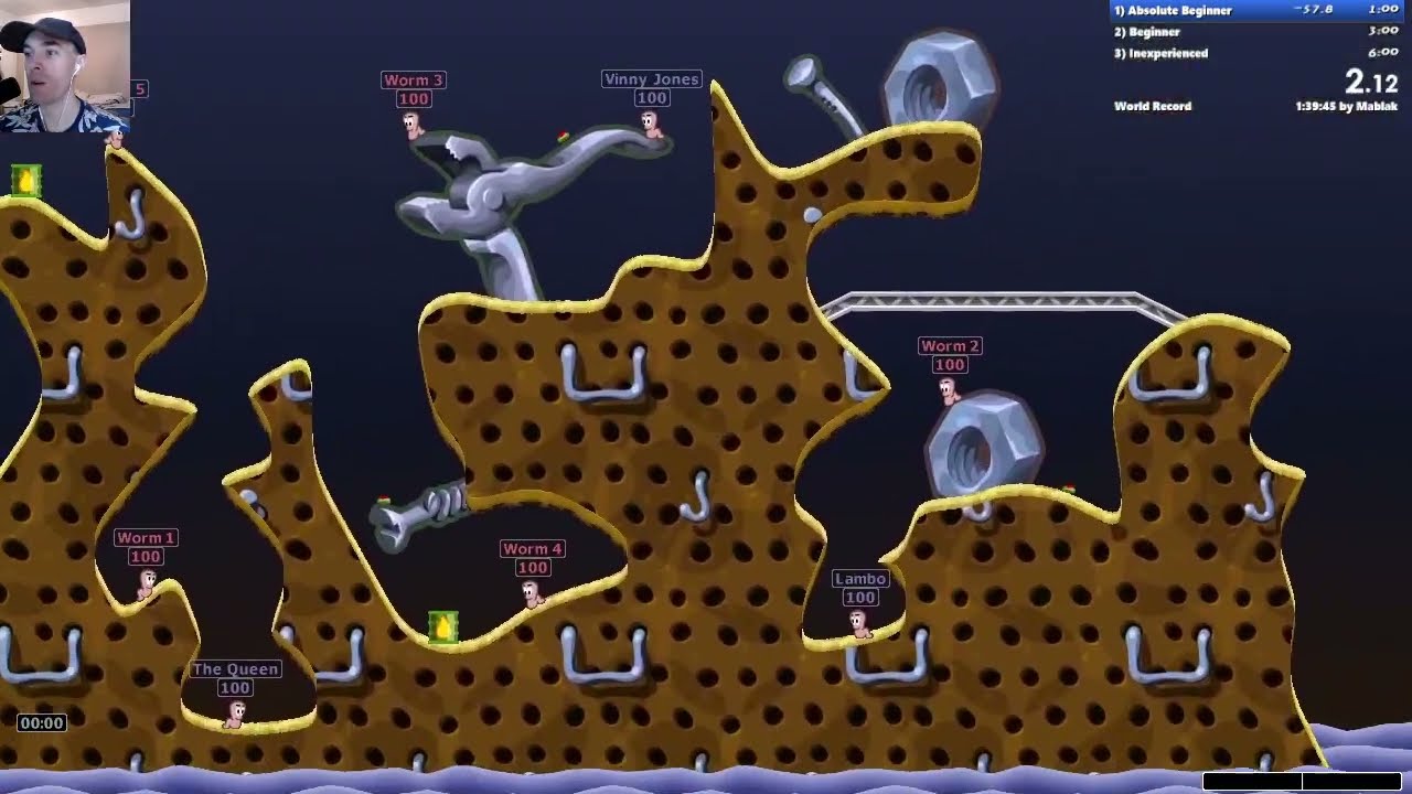 Worms Armageddon - Deathmatch Speedruns (5/1/26 stream)