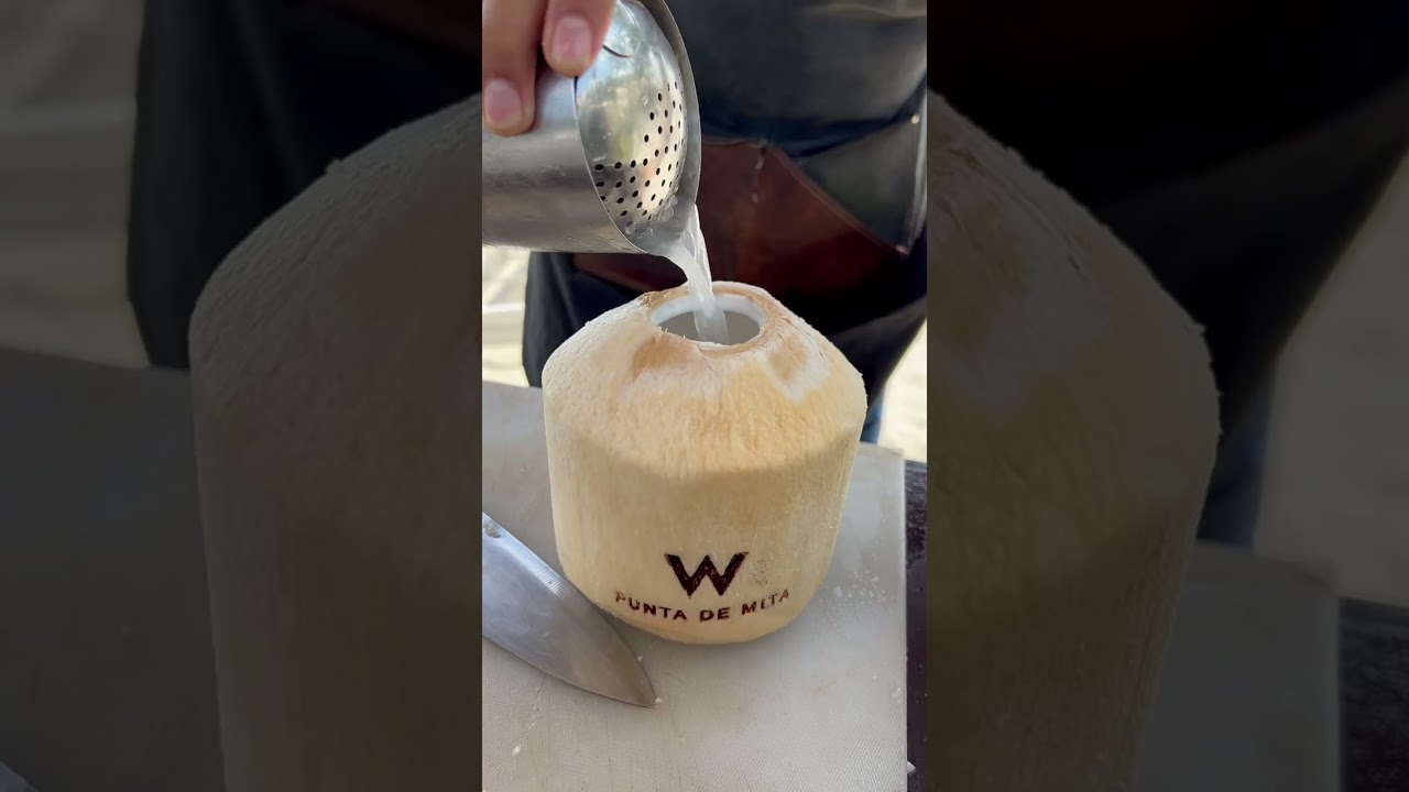 Coconut Water Cocktail Recipe! Refreshing Tropical Paradise in a Glass! 🏝️🥥🍹
