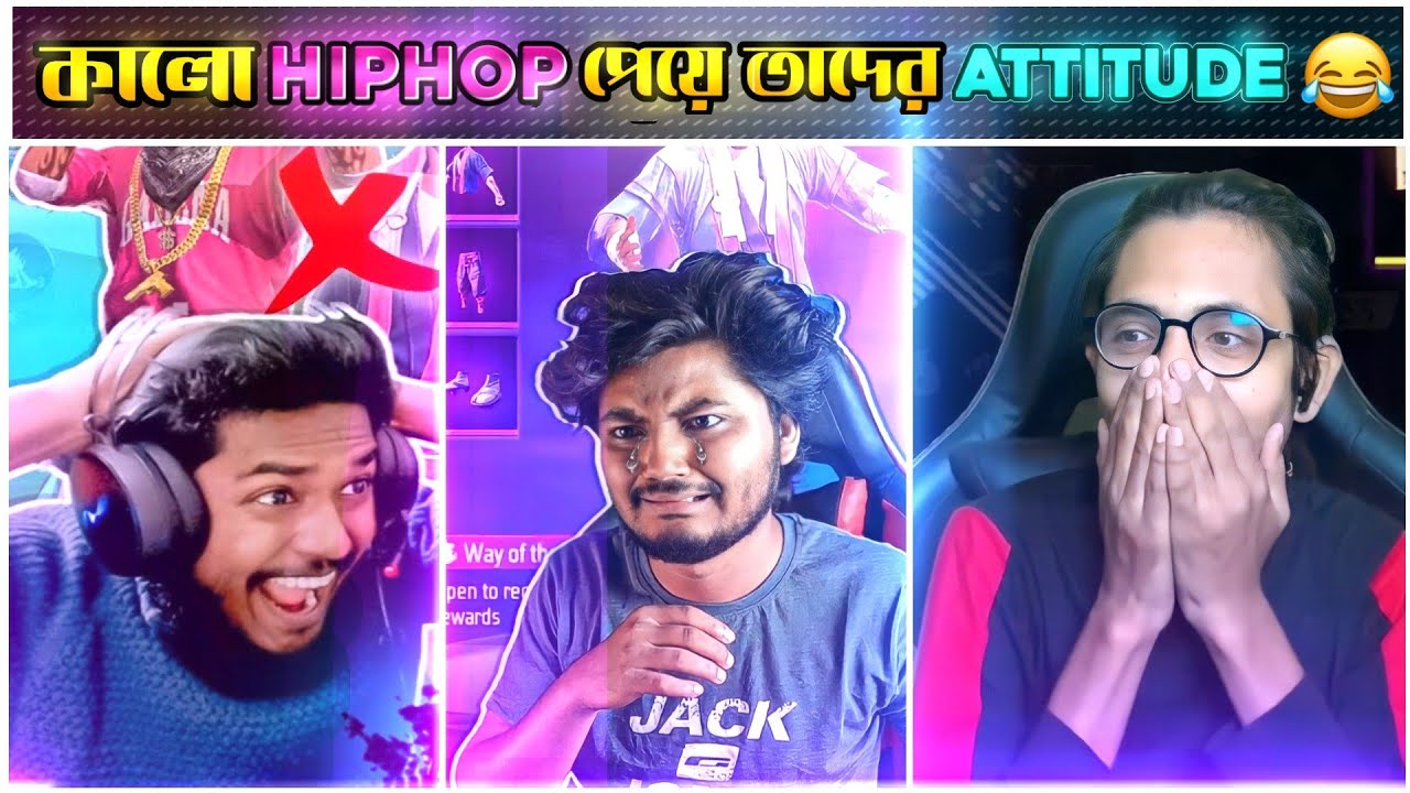 ইউটিউবারদের Black Hiphop Sakura পাওয়ার পরে Attitude দেখানোর মুহূর্তগুলো😂 | Talha - Garena Free Fire