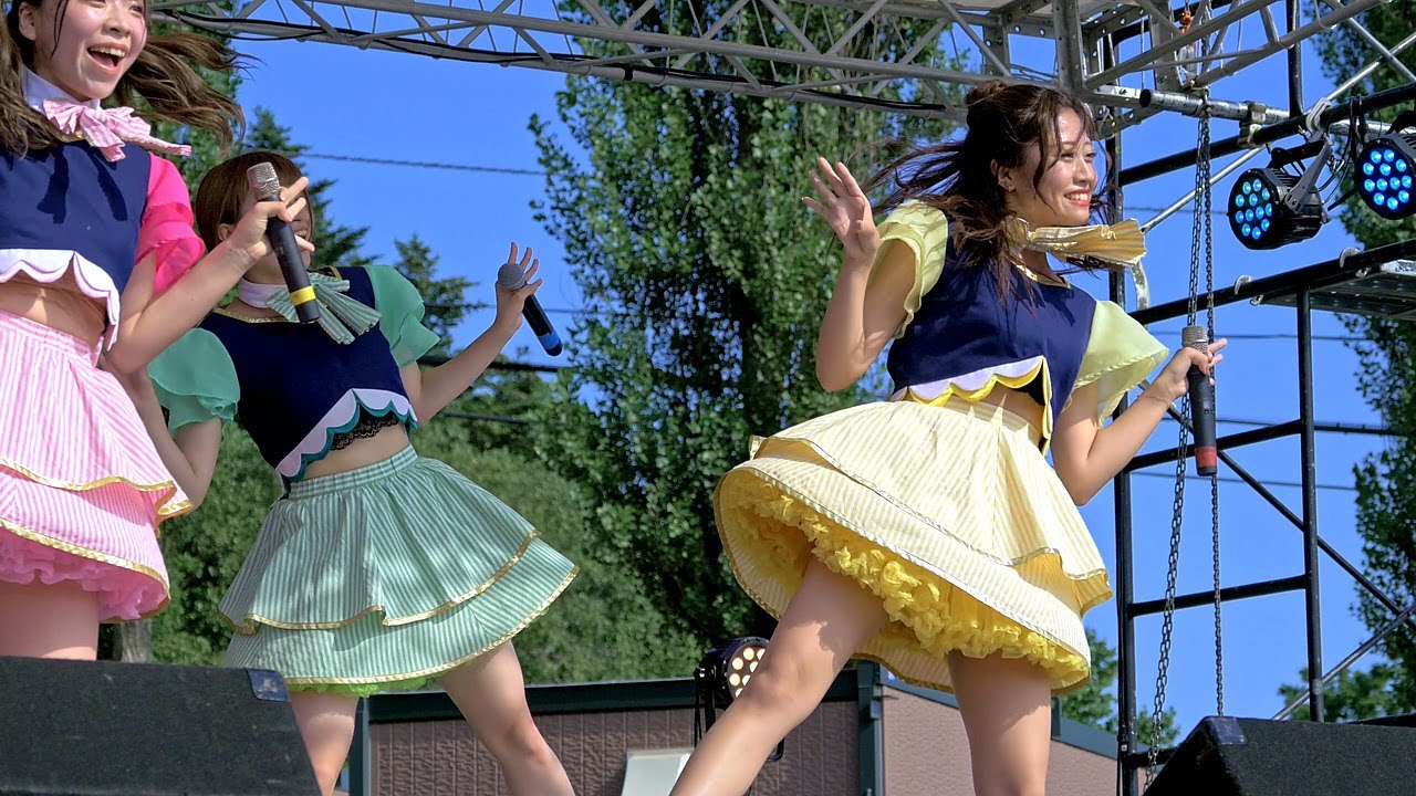 【4K】3代目HAPPY少女♪(ハピ女)「頑張りましたで賞」他 北海道グリーンランド ソラフェス2部 (20 08 01)