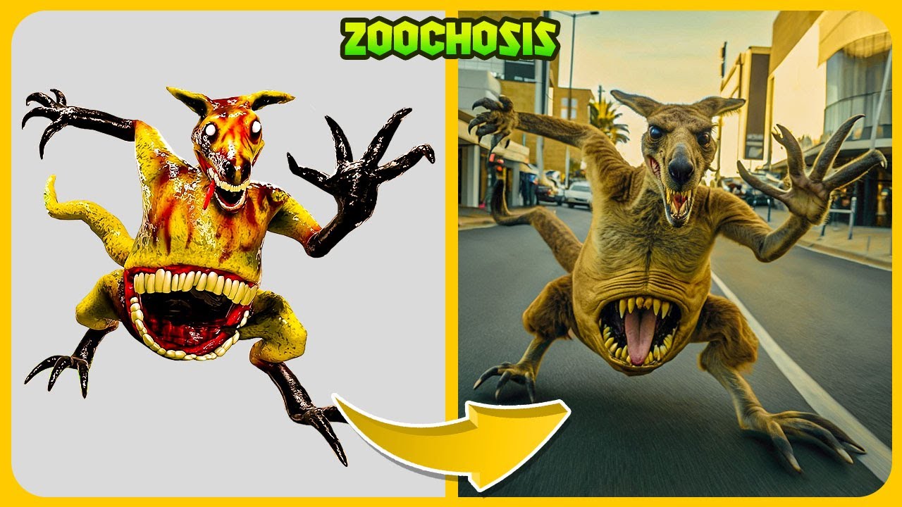 Zoochosis In Real Life | Zoochosis Horror Game | All Character Comparison