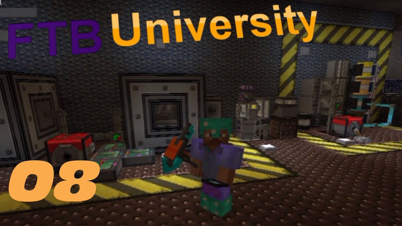 FTB University Lp Ep #8 Получение пластика, постройка и настройка Pressure chamber из Pneumatic craf