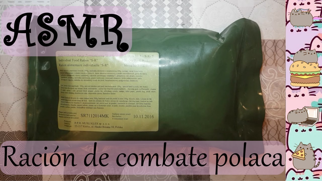ASMR (Español): ración de combate polaca
