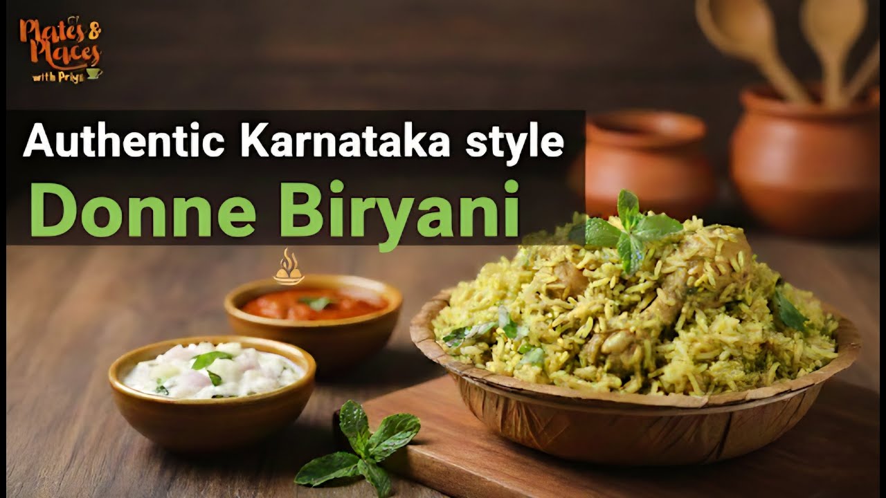 Authentic Karnataka style Donne Biryani