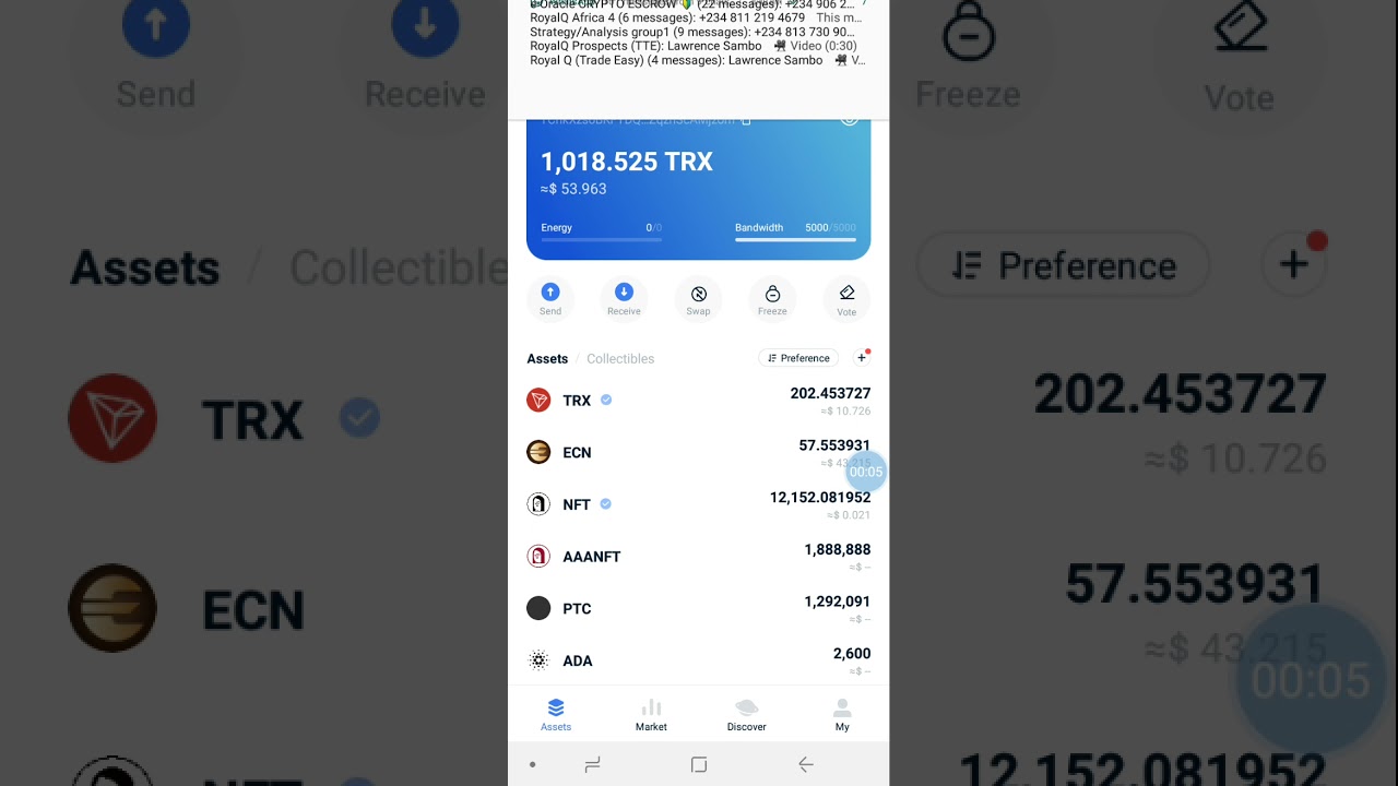 How to Swap tokens on Tron  Pro Link App