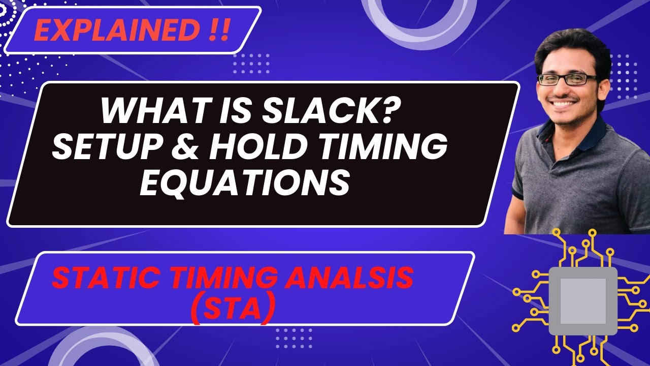 Что такое Slack? | Уравнения времени установки и удержания для пути синхронизации между регистрам...