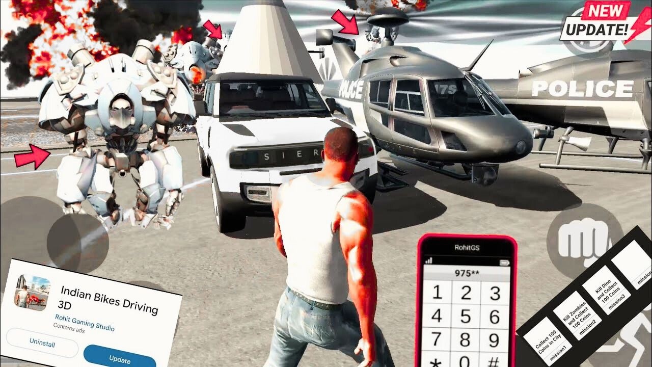INDIAN BIKE DRIVING 3D NEW UPDATE 2026 ALL NEW CHEAT CODE 2026| SECRET CODE