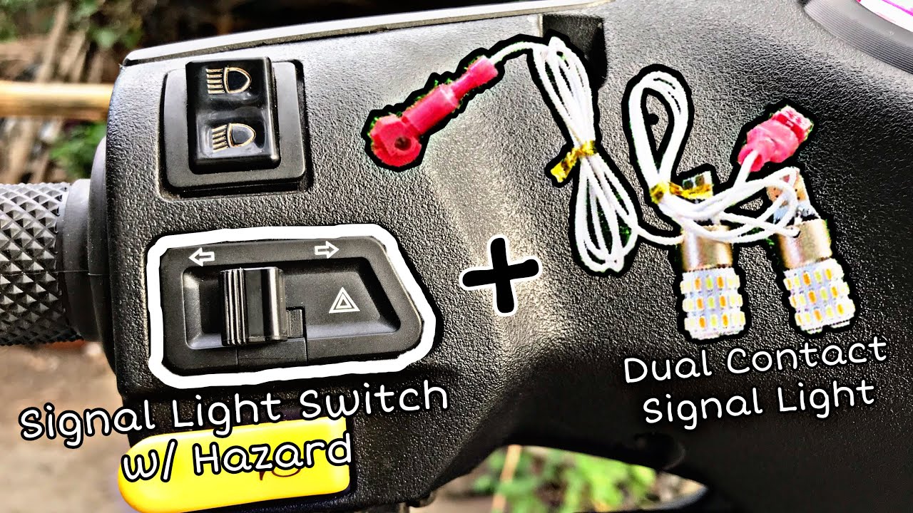 DUAL CONTACT SIGNAL LIGHT & HAZARD SWITCH
