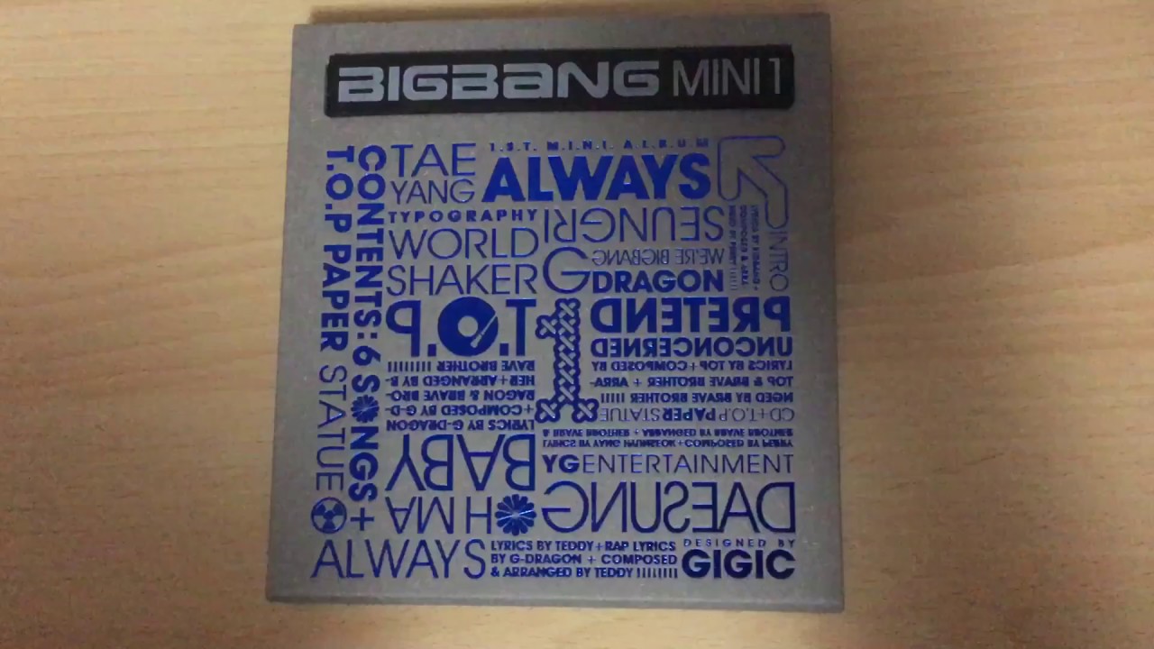 빅뱅(BigBang) ALWAYS 1st Mini Album Unboxing