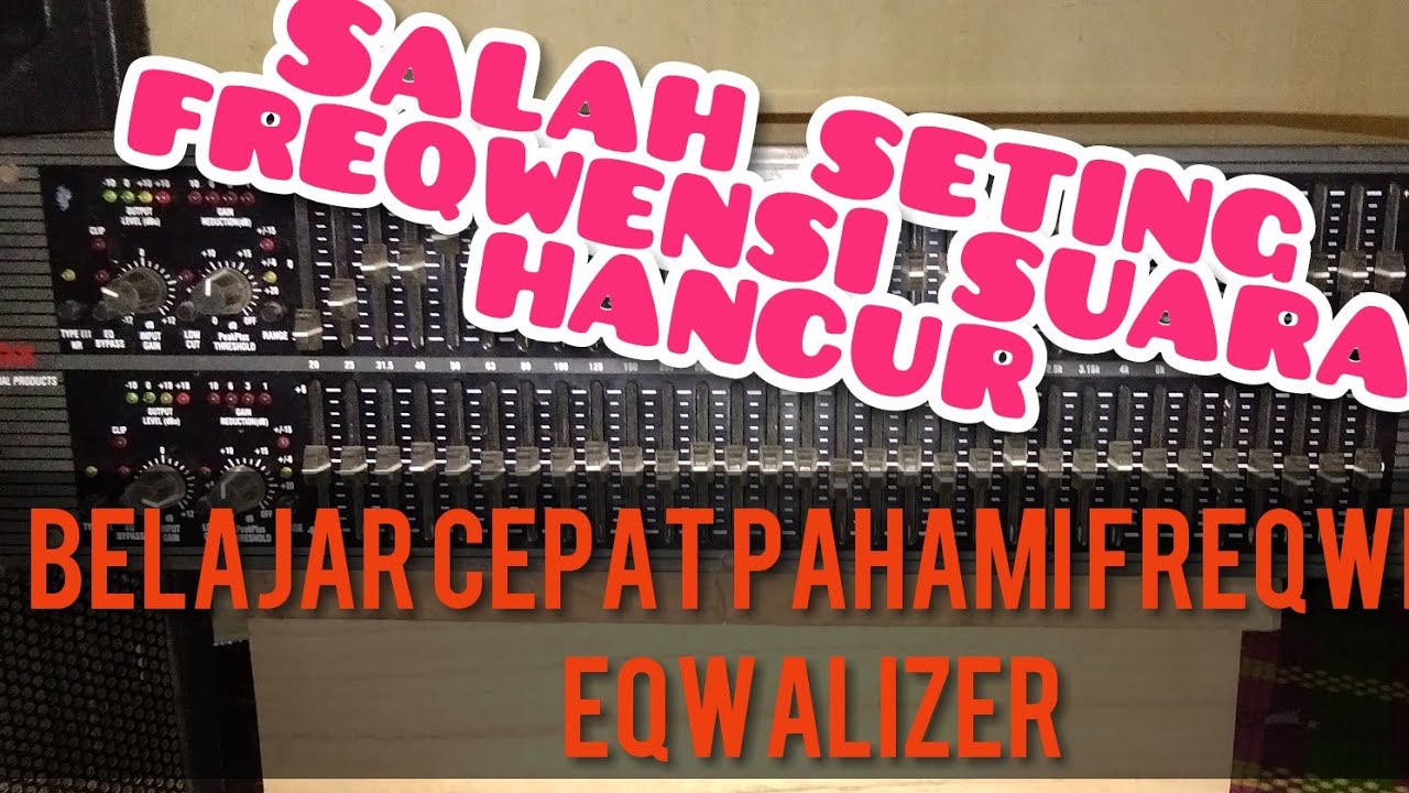 Seting equalizer untuk sub, low, mid, high ATASI FEEdBACK || futuro audio