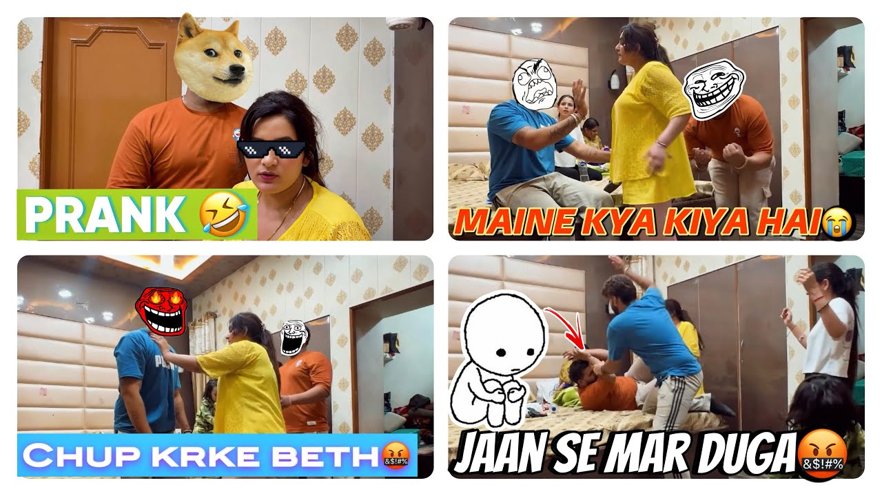 Bhaiya per hua prank 🤣🤣|| ghr me ki chori😍🤣|| revenge mode on😎😎|| @armaanthakurvlogs2567 ￼￼