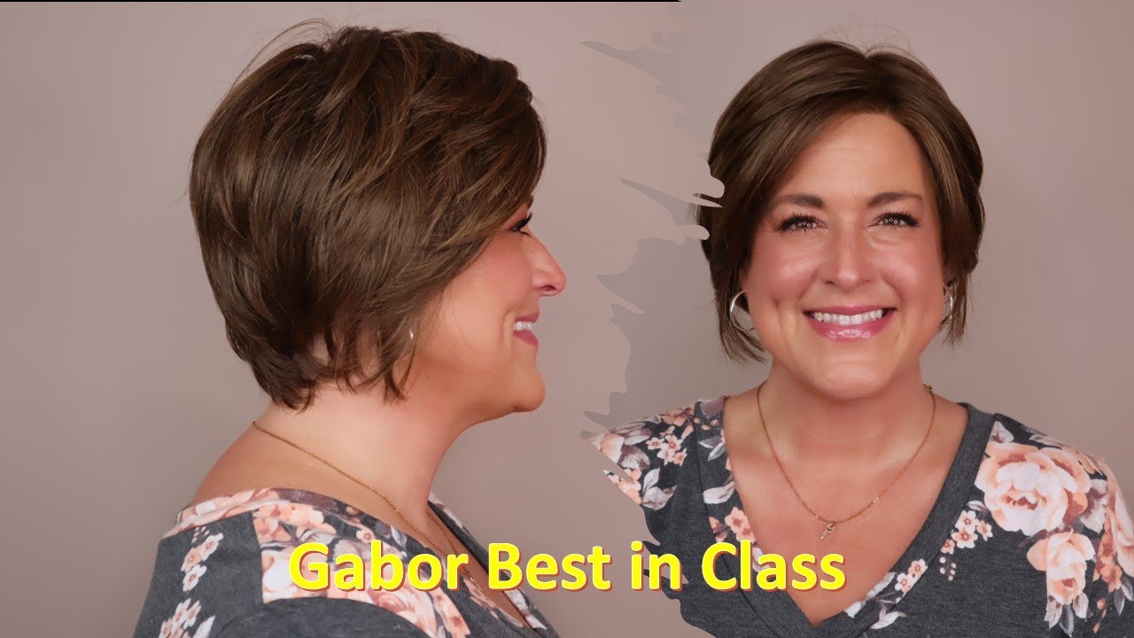 Gabor BEST IN CLASS in Dark Chocolate GF6-8 | Feminine Short a-line stacked cut | WIG REVIEW