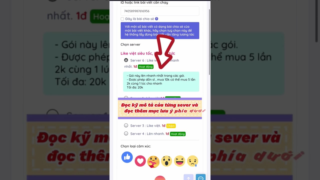 Buff like Facebook giá rẻ