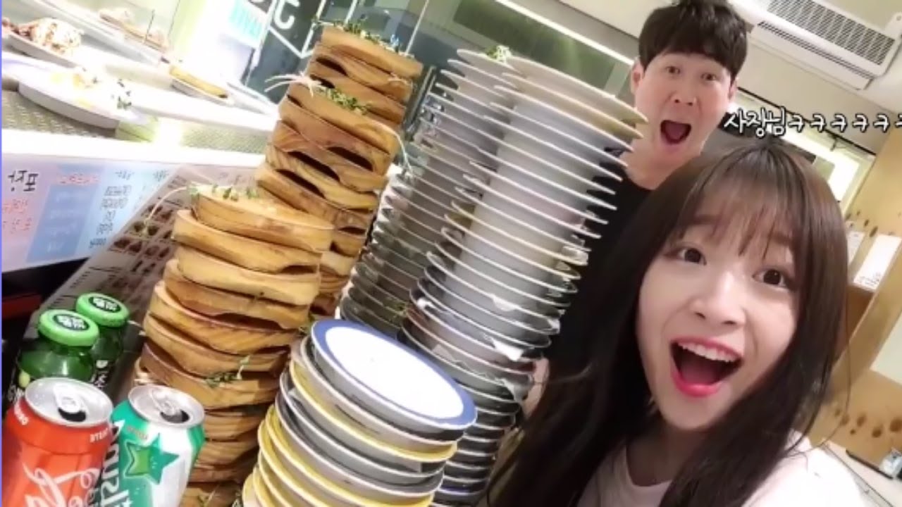 The Boss was Shocked for the first time in 9 years! Conveyor Belt Sushi  Korean Mukbang Eating Show