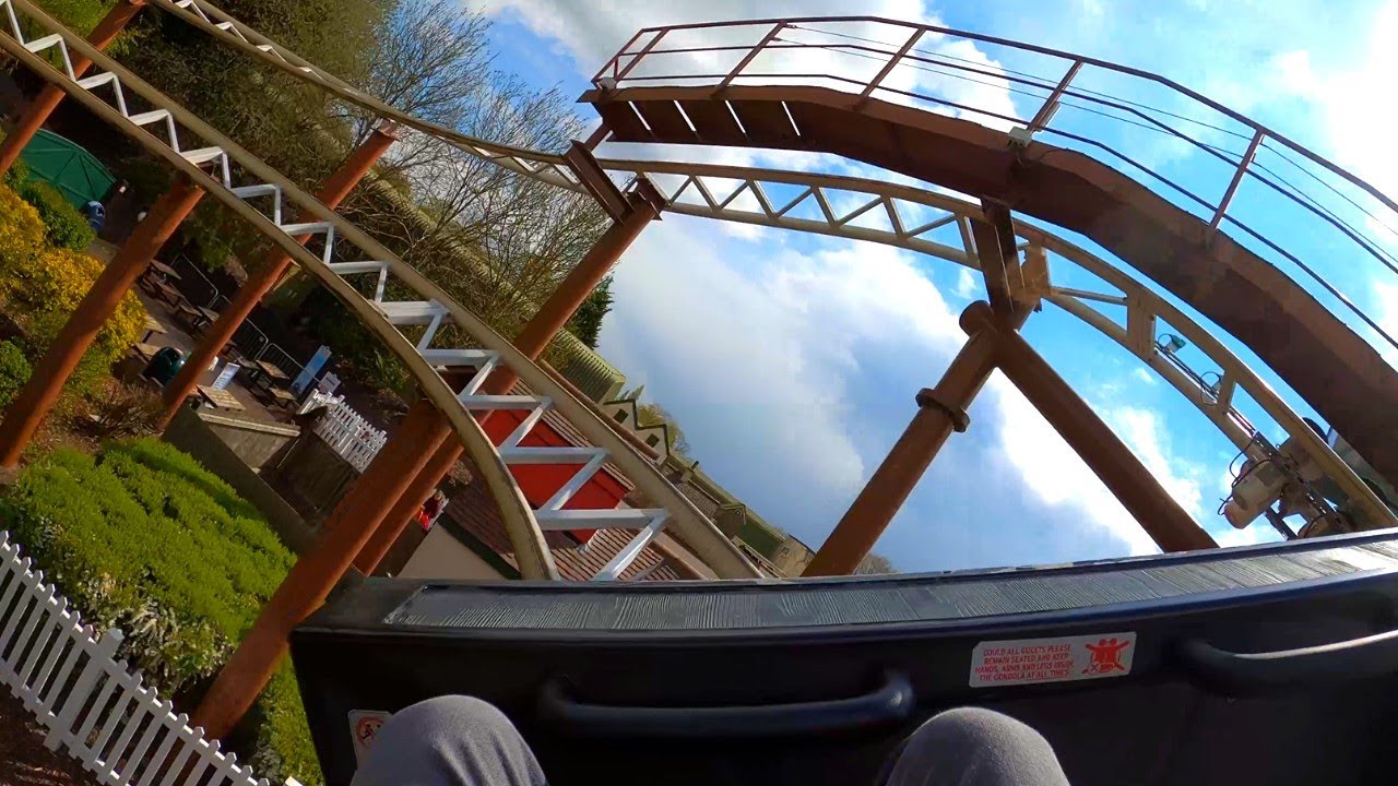 Troublesome Trucks Runaway Coaster 4K On Ride POV - Thomas Land Drayton Manor