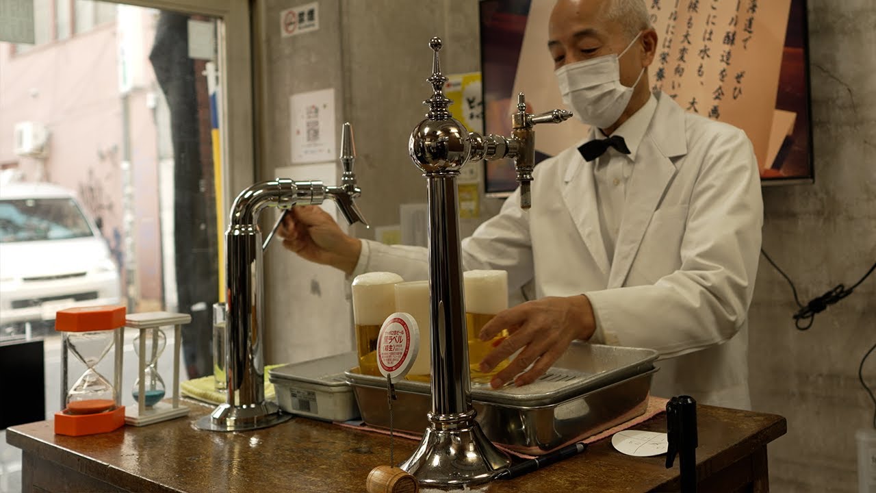 至極の生ビール体験【ビールスタンド重富】注ぎ方で味が変わる驚きの真実！全国から行列ができる広島の人気ビールスタンドで、最高の生ビールを堪能せよ！