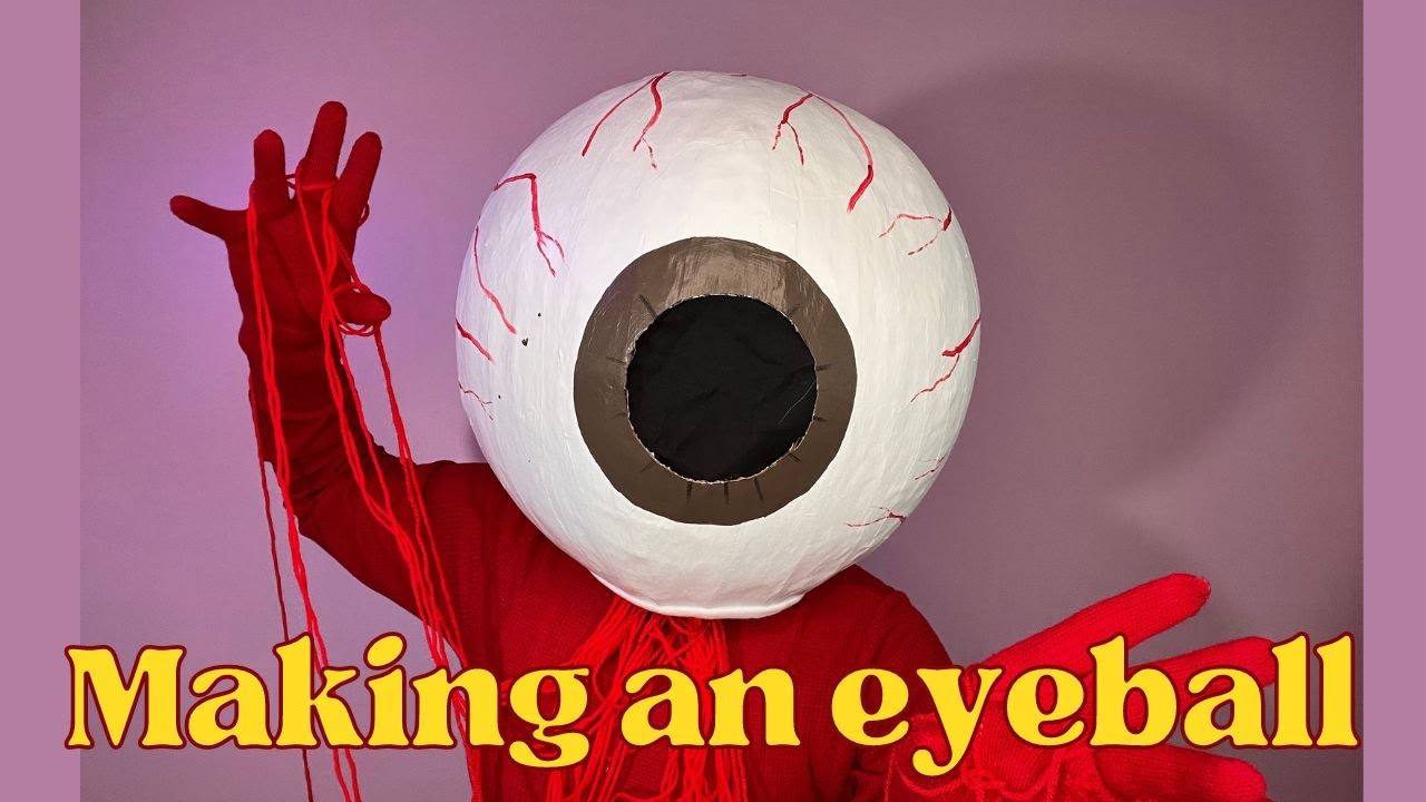 Making an eyeball for a quick costume