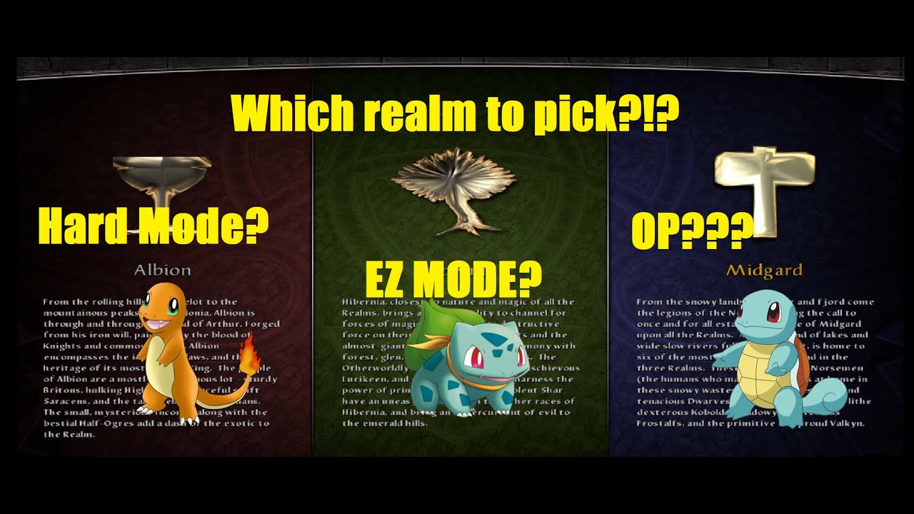 Which Realm & Class for New DAOC Server Eden?!?