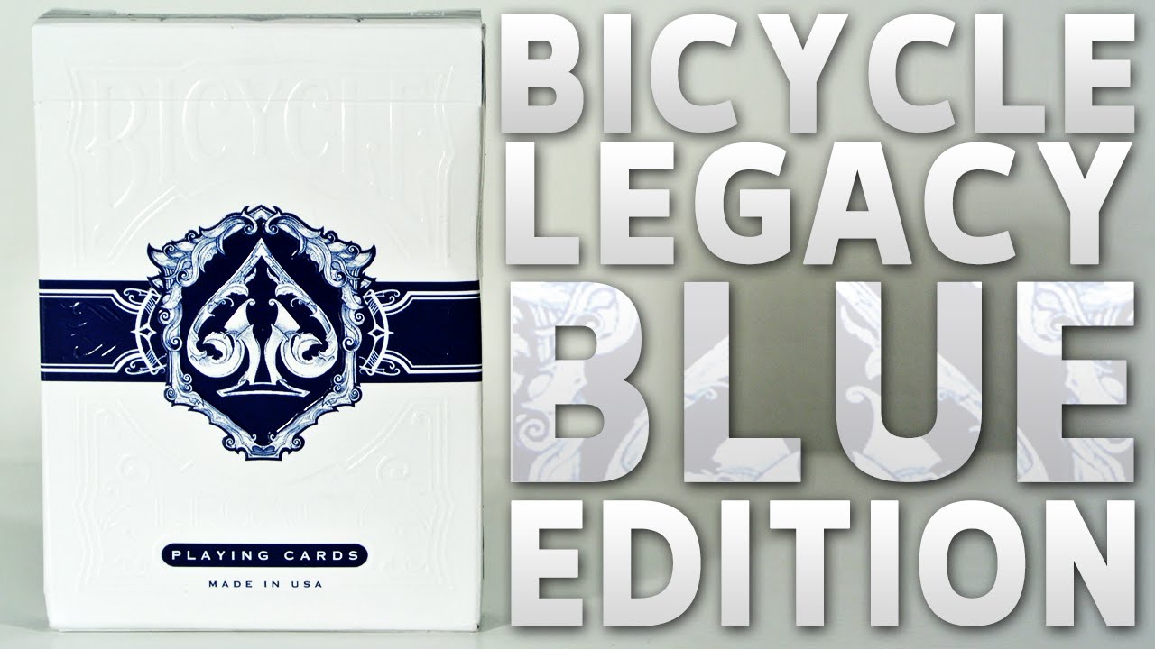 Deck Review - Bicycle Legacy Blue Edition Playing Cards [HD]