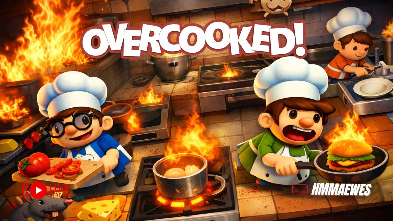 🔴[LIVE] GOSONG CHEF! | Overcooked Indonesia