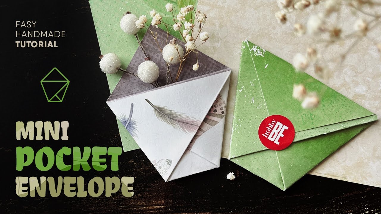 Mini Pocket Envelope | Handmade Origami Gift Packaging | Easy And Quick Tutorial