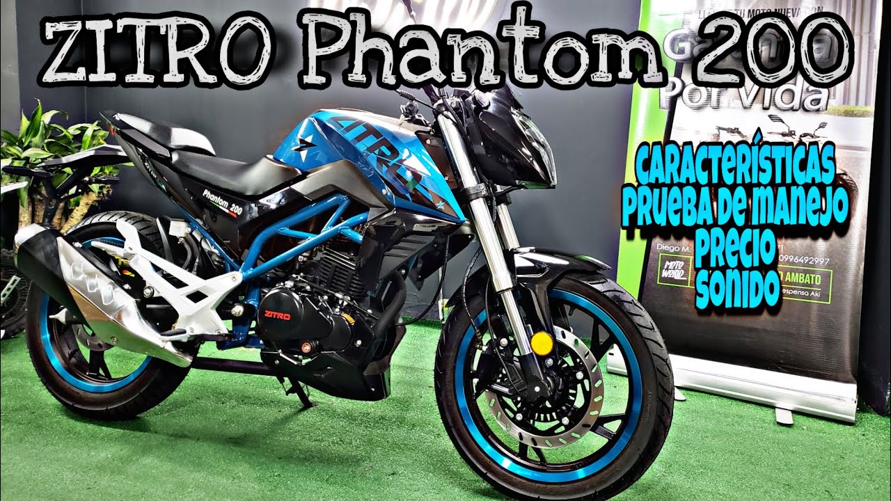 Zitro PHANTOM 200 | Prueba de Manejo + caracteristicas + precio 2022