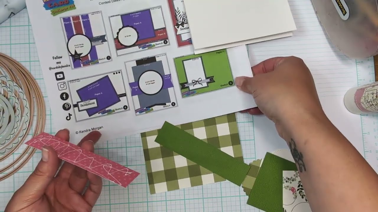 18 Cards using Kendra's Card Challenge 18 #kcc